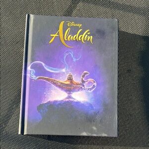 Disney Aladdin Book with Purple and Gold Lamp